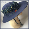 Mode Hommes Femmes Panama Hat Contraste Color Straw Ribbon Pinched Crown Rolled Trim Summer Floppy Hat Beach Cap